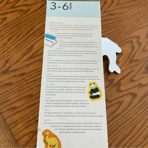 Marks & Spencer World Animals Puzzle - Picture 4 of 5